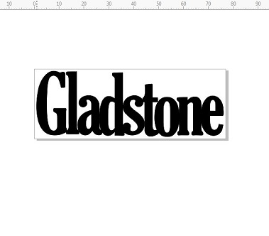 Gladstone 77x28  pack of 10